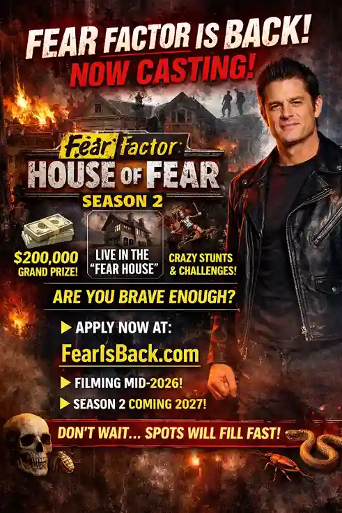 FOX Fear Factor House of Fear Casting Call 2026 – Apply Before Deadline