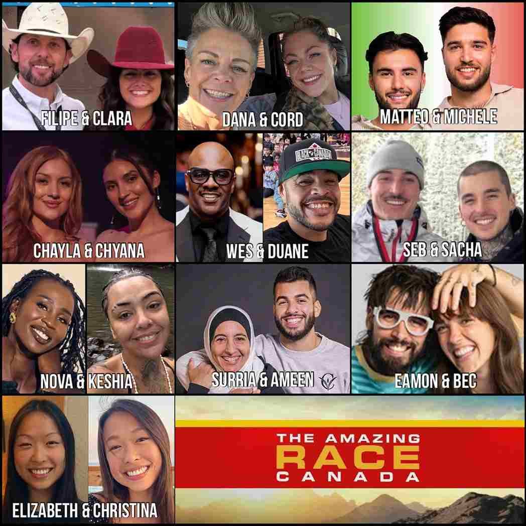 amazing race canada cast